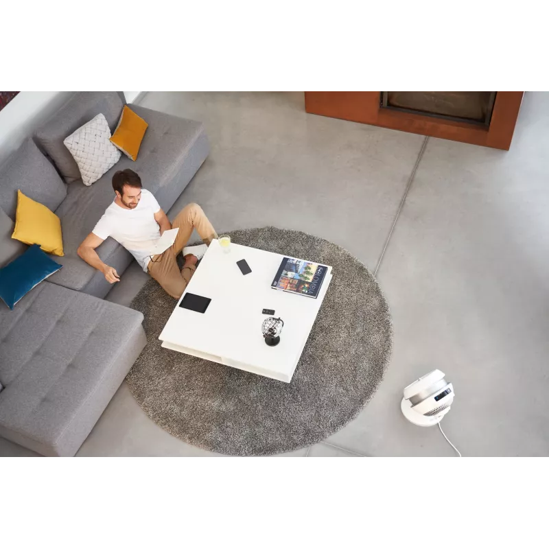 Rowenta HQ7152 iekštelpu balts, sudrabains ventilatora elektriskais sildītājs