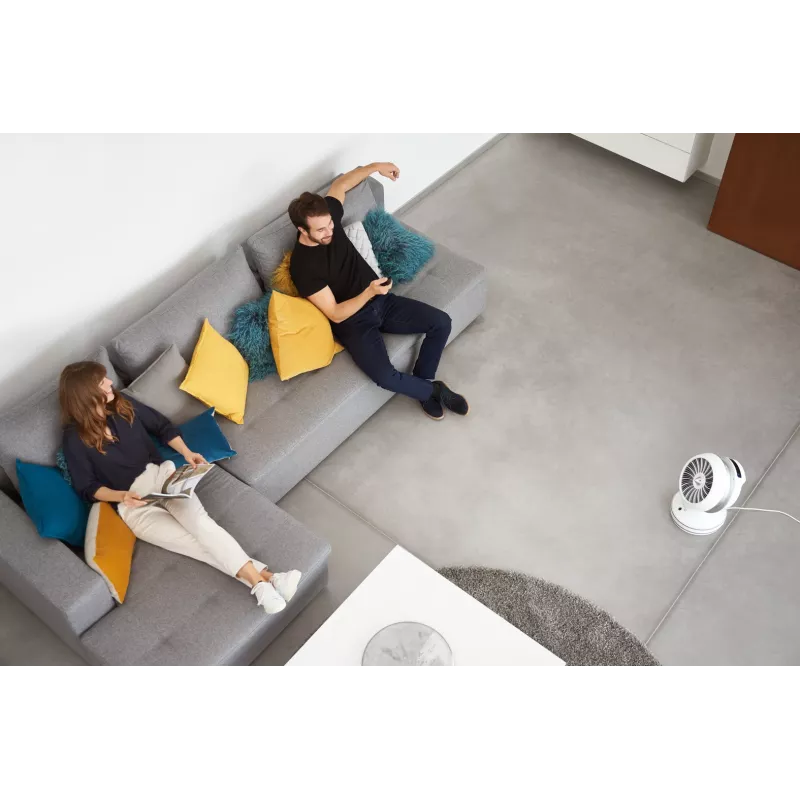 Rowenta HQ7152 iekštelpu balts, sudrabains ventilatora elektriskais sildītājs