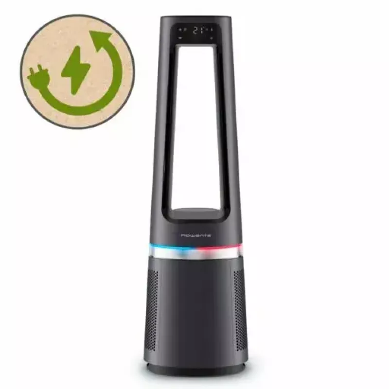 Gaisa attīrītājs Rowenta Eclipse 3-in-1 Connect QU5072 līdz 50 m², 130 m³/h, 62 dB, Sudraba