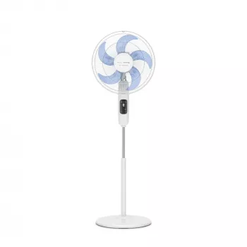 Mājsaimniecības stāvgrīdas ventilators Rowenta Turbo Silence VU5450F0, 32 W, 1470 mm augstums, balts