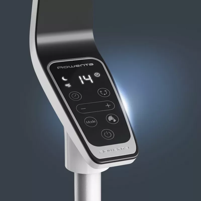 Rowenta Turbo Silence Extreme VU5690 melnā, baltā krāsā