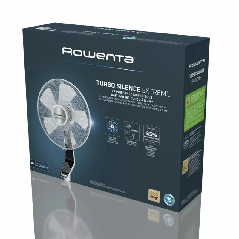 Rowenta Turbo Silence Extreme VU5690 melnā, baltā krāsā