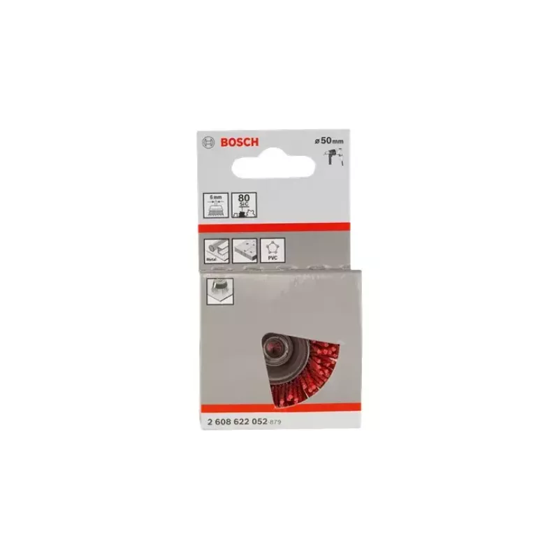 Stiepļu kausveida suka Bosch 2608622052 ar neilona sariem, diametrs 5 cm, biezums 1,1 mm