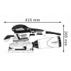 Bosch 0 601 292 801 pārnēsājamā slīpmašīna Orbitālā slīpmašīna 11000 RPM 22000 OPM