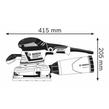 Bosch 0 601 292 801 pārnēsājamā slīpmašīna Orbitālā slīpmašīna 11000 RPM 22000 OPM