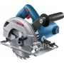 Bosch GKS 600 16,5 cm melns, zils 5200 RPM 1200 W