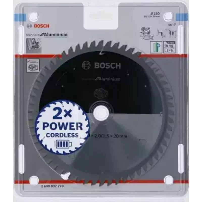 Bosch 2 608 837 770 ripzāģa asmens 19 cm 1 gab.