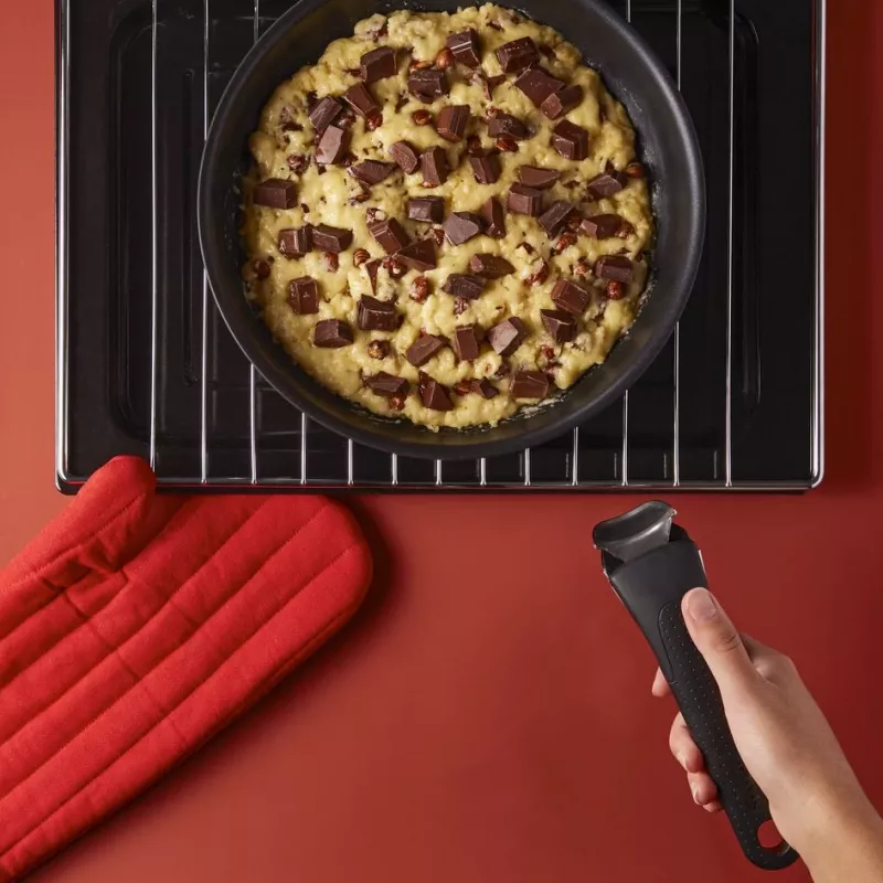 Trauku komplekts Tefal Ingenio L76391 — alumīnija jauktais komplekts, 4 gab. (mērces katli Ø16/18/20 cm) melns
