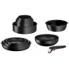 Trauku komplekts Tefal Ingenio L76391 — alumīnija jauktais komplekts, 4 gab. (mērces katli Ø16/18/20 cm) melns