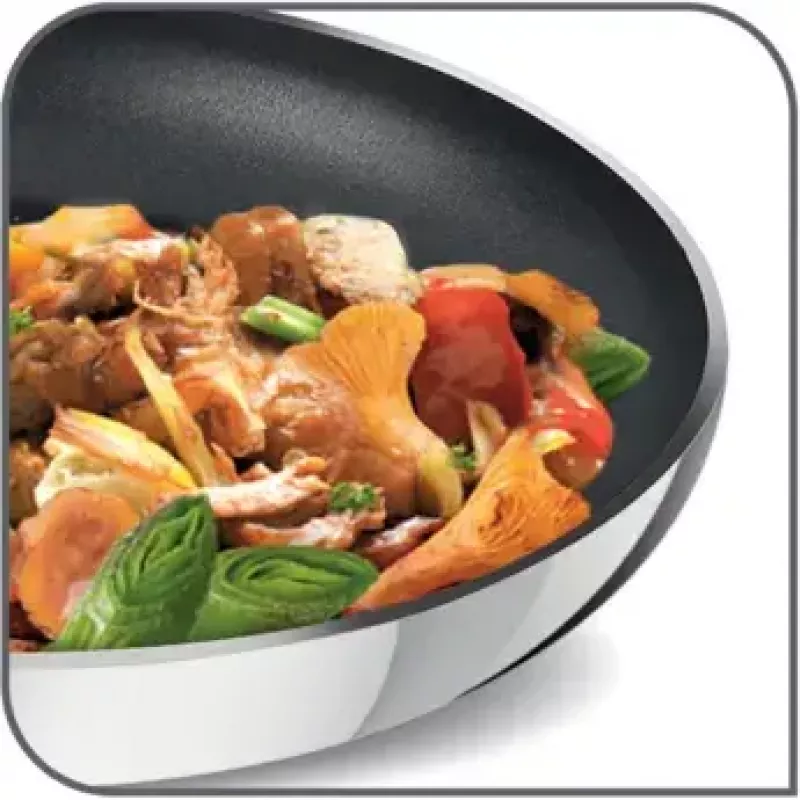 Cepšanas pannu komplekts Tefal Intuition B817S255 — nerūsējošā tērauda pannas 20 cm un 26 cm