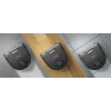 Robot vacuums Rowenta X‑Plorer RR9465WH — bezmaisa D-formas, 0,35 L putekļu tvertne, 120 min darbības laiks, Li‑Ion, 97×325×335 mm, melns