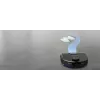 Robot vacuums Rowenta X‑Plorer RR9465WH — bezmaisa D-formas, 0,35 L putekļu tvertne, 120 min darbības laiks, Li‑Ion, 97×325×335 mm, melns