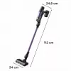Rowenta RH6A31 2-in-1 stieņa putekļsūcējs ar akumulatoru Sausais Bez maisiņa 140 W Melns, Purpursarkans