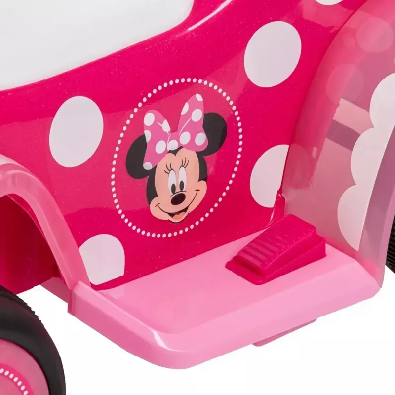 Elektrisks bērnu braucamais kvadricikls HUFFY Minnie pele modelis 19075W — ar baterijām darbināms bērnu ATV