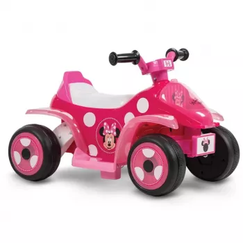 Elektrisks bērnu braucamais kvadricikls HUFFY Minnie pele modelis 19075W — ar baterijām darbināms bērnu ATV