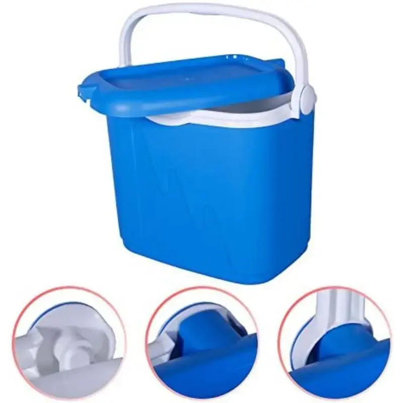 Dzesētājkaste Keter High-rise 33 L — 49.8×33.3×41 cm, zila/balta
