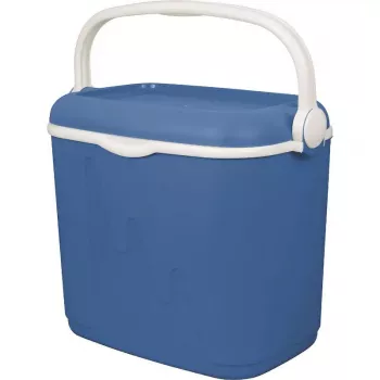 Dzesētājkaste Keter High-rise 33 L — 49.8×33.3×41 cm, zila/balta