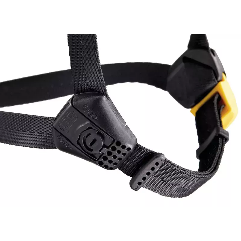 Galvas saite sportam Petzl A010AA00 — elpojoša, regulējama sviedru aizsarggalvas saite aktīvai lietošanai