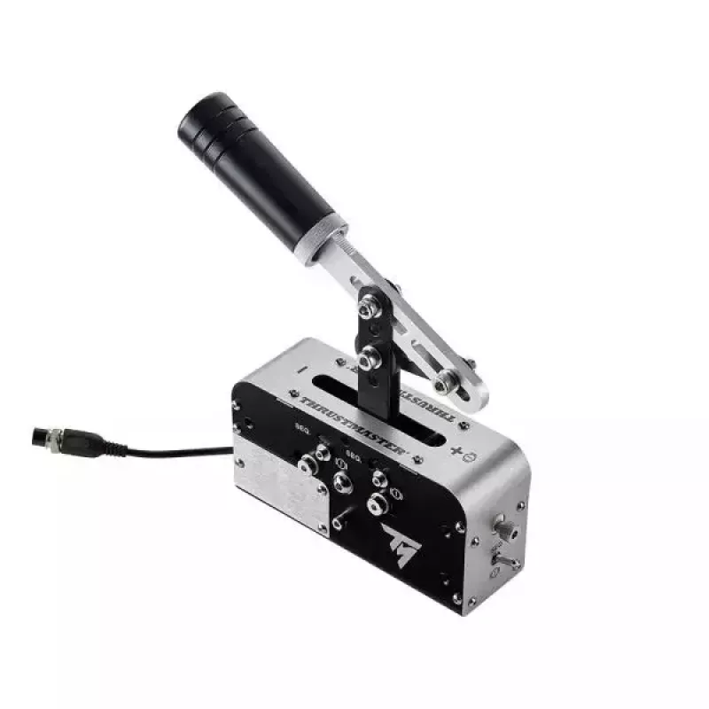 Rokas bremze Thrustmaster 4060306 USB melna/sudrabota priekš PC PS4 PS5 Xbox