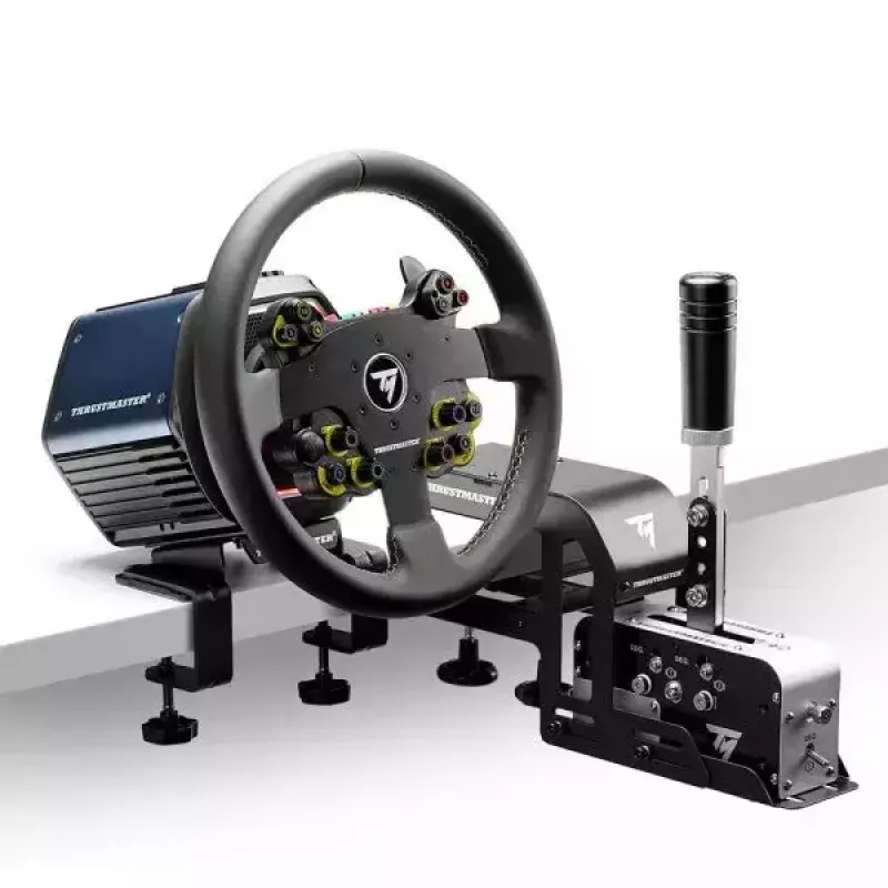 Rokas bremze Thrustmaster 4060306 USB melna/sudrabota priekš PC PS4 PS5 Xbox