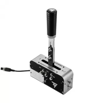 Rokas bremze Thrustmaster 4060306 USB melna/sudrabota priekš PC PS4 PS5 Xbox