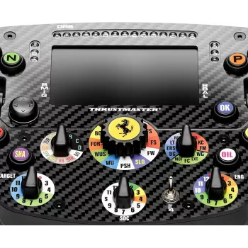 Sacīkšu stūre Thrustmaster AddOn Ferrari SF25 Edition priekš KON/PC — oficiāla Ferrari stūres kopija