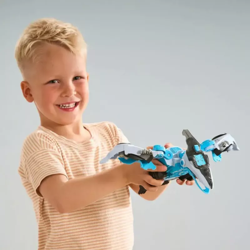 Pārveidojama rotaļlieta VTech Switch & Go Dinos Fire Pterotactyl — VTech modelis 80-572804, elektronisks pārveidojams dinozaurs/transportlīdzeklis