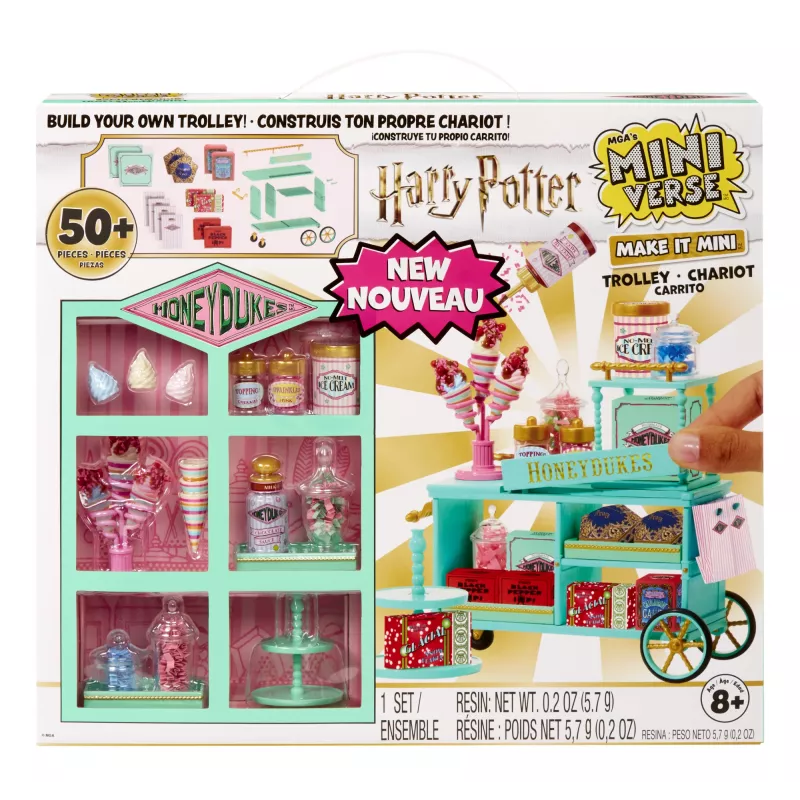 Miniverse Make It Mini Harry Potter Honeydukes Playset, 8 gadi, Harijs Poters, Daudzkrāsu, Plastmasa