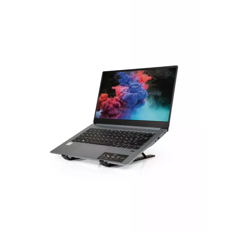 Klēpjdatora statīvs Port Designs 901107 melns alumīnijs 39,6 cm