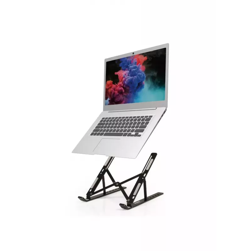 Klēpjdatora statīvs Port Designs 901107 melns alumīnijs 39,6 cm