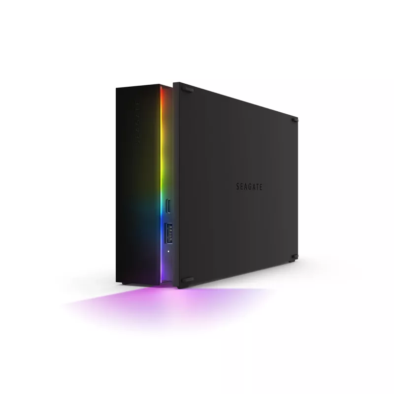 Seagate FireCuda Gaming Hub ārējais cietais disks 8 TB Micro-USB B / USB Type-A / USB Type-C 3.2 Gen 1 (3.1 Gen 1) Melns
