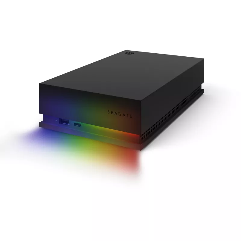 Seagate FireCuda Gaming Hub ārējais cietais disks 8 TB Micro-USB B / USB Type-A / USB Type-C 3.2 Gen 1 (3.1 Gen 1) Melns