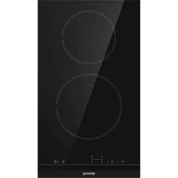 Gorenje Glaskeramisk häll ECT322BCSC, Melns, Built-in, Ceramic hob, Glass-ceramic, 2 zone(s), 2 zone(s)