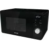 Gorenje Mikrovågsugn MO20A3B, galda virsmai, solo mikroviļņu krāsns, 20 L, 800 W, iebūvēts displejs, LED