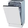 Gorenje trauku mazgājamā mašīna GV561D10 BK070, pilnībā iebūvējama, šaurā (45 cm), balta, standarta (80 - 85 cm), melna, pogas