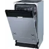 Gorenje trauku mazgājamā mašīna GV561D10 BK070, pilnībā iebūvējama, šaurā (45 cm), balta, standarta (80 - 85 cm), melna, pogas