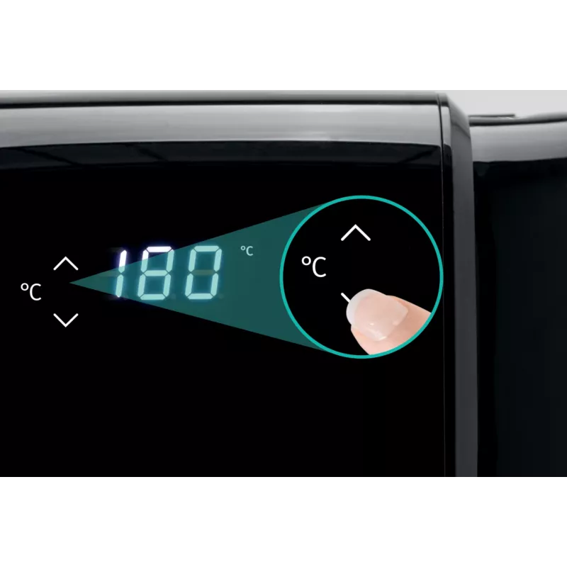 Gorenje AF1700DB Viena 5 L Iebūvējams 1700 W Karstā gaisa fritieris Melns, Metālisks