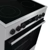 Gorenje GECS6C70XC plīts Brīvi stāvoša plīts Elektriskā Spirāles plīts virsma Nerūsējošais tērauds