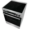 Gorenje GECS6C70XC plīts Brīvi stāvoša plīts Elektriskā Spirāles plīts virsma Nerūsējošais tērauds