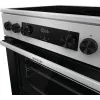 Gorenje GECS6C70XC plīts Brīvi stāvoša plīts Elektriskā Spirāles plīts virsma Nerūsējošais tērauds