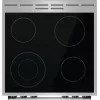 Gorenje GECS6C70XC plīts Brīvi stāvoša plīts Elektriskā Spirāles plīts virsma Nerūsējošais tērauds