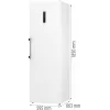 Gorenje FN619EAW6 vertikālā saldētava Brīvi stāvoša 280 L Balta