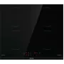 Gorenje Indukcijas plīts virsma GI6401BCE RAL9017, melna, iebūvēta, 59.5 cm, zona indukcijas plīts virsma, stikla keramika, 4 zonas