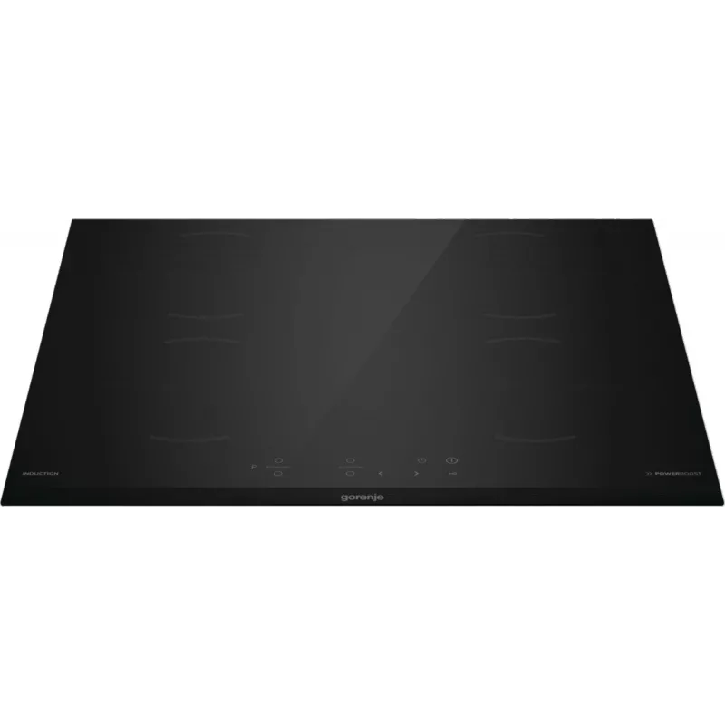 Gorenje Indukcijas plīts virsma GI6401BCE RAL9017, melna, iebūvēta, 59.5 cm, zona indukcijas plīts virsma, stikla keramika, 4 zonas