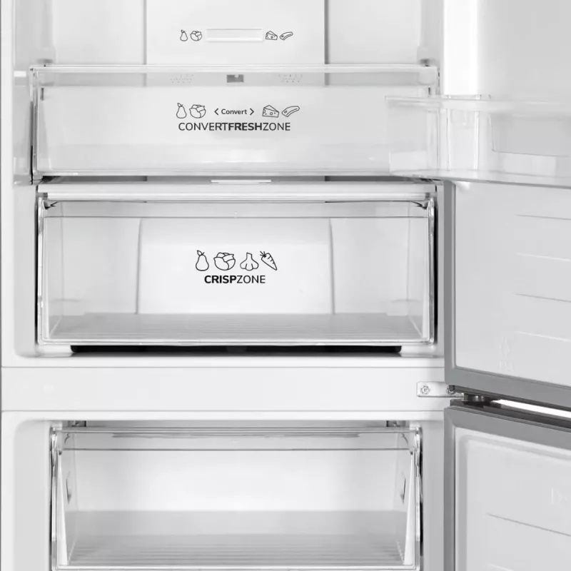 Gorenje ledusskapis ar saldētavu NRK619CABXL4, 304 L, 6 kg/24h, C klase, svaiguma zona, melns