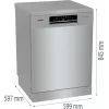Gorenje GS643C90X Brīvstāvoša 16 galda piederumu komplekti