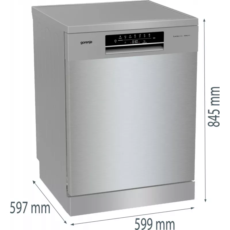 Gorenje GS643C90X Brīvstāvoša 16 galda piederumu komplekti