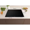 Gorenje Induktionsplīts GI6443BSCWF, melna, iebūvējama, 60 cm, zonas indukcijas plīts virsma, stikla keramika, 4 zonas