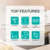 Gorenje Induktionsplīts GI6443BSCWF, melna, iebūvējama, 60 cm, zonas indukcijas plīts virsma, stikla keramika, 4 zonas