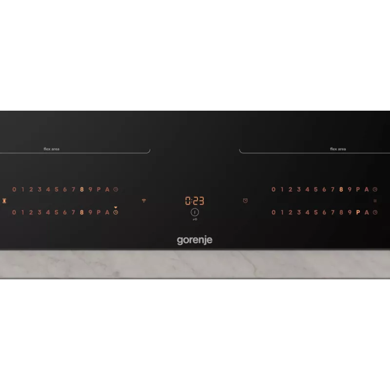 Gorenje Induktionsplīts GI6443BSCWF, melna, iebūvējama, 60 cm, zonas indukcijas plīts virsma, stikla keramika, 4 zonas
